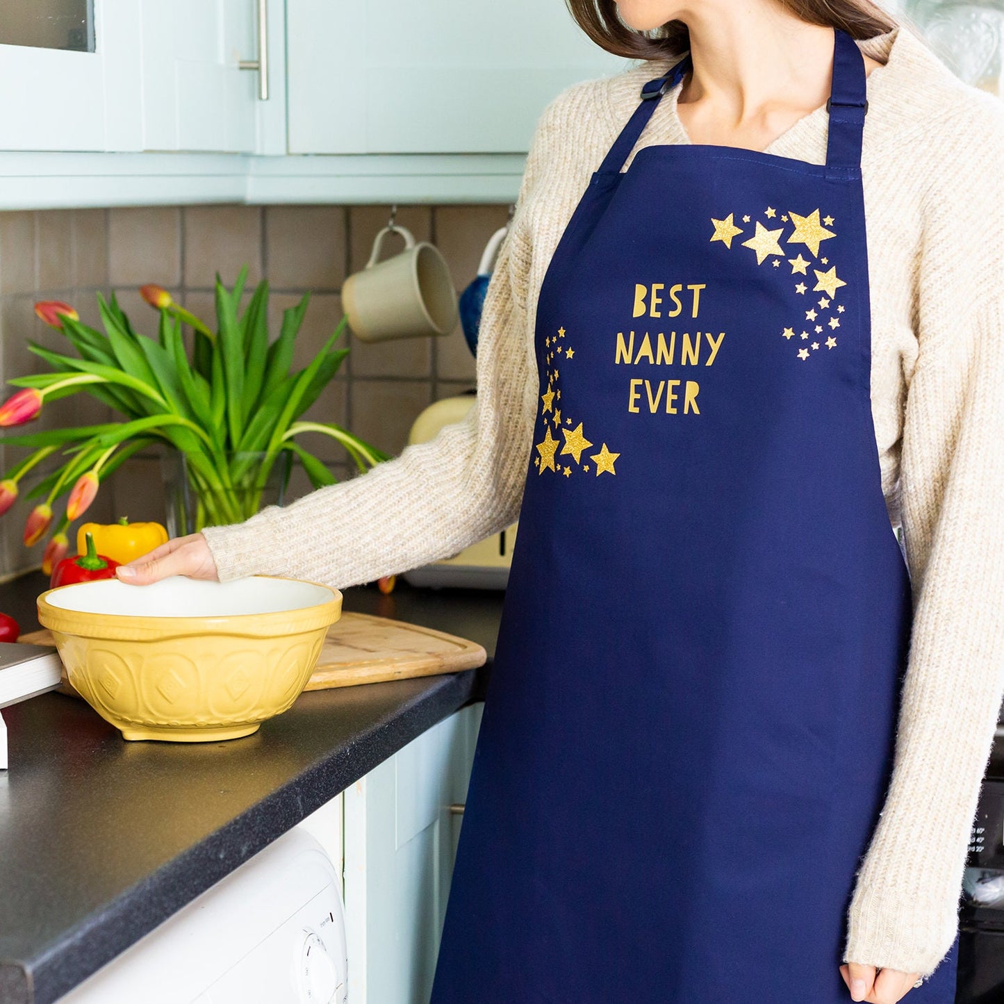 Mum Custom Apron, Personalised Apron for Her, Mummy Gifts, Cooking Apron Gift, Mothers Day Idea
