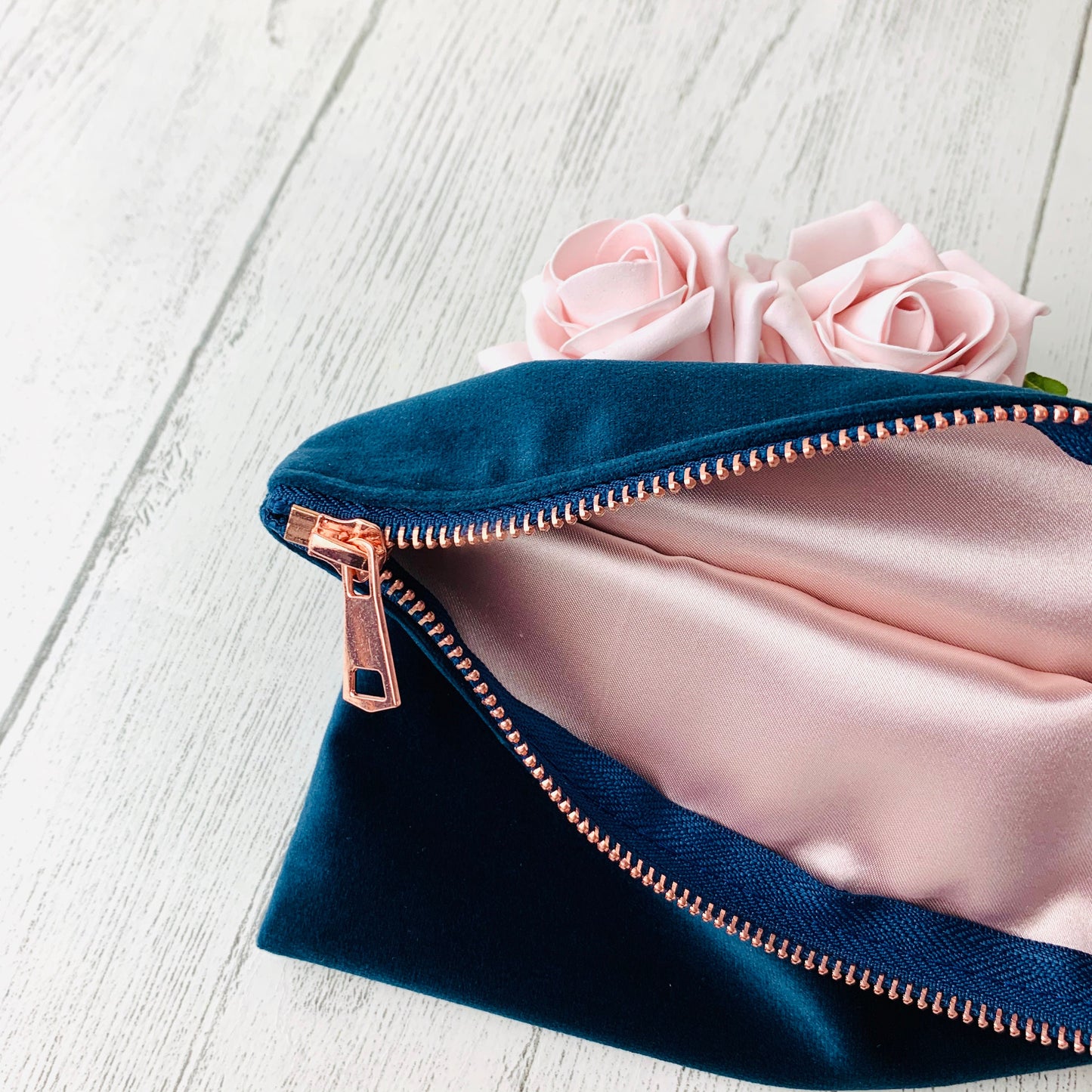 Velvet Make Up Bag for Her, Personalised Cosmetic Bag, Gift for Mum, Nana, Bridesmaid
