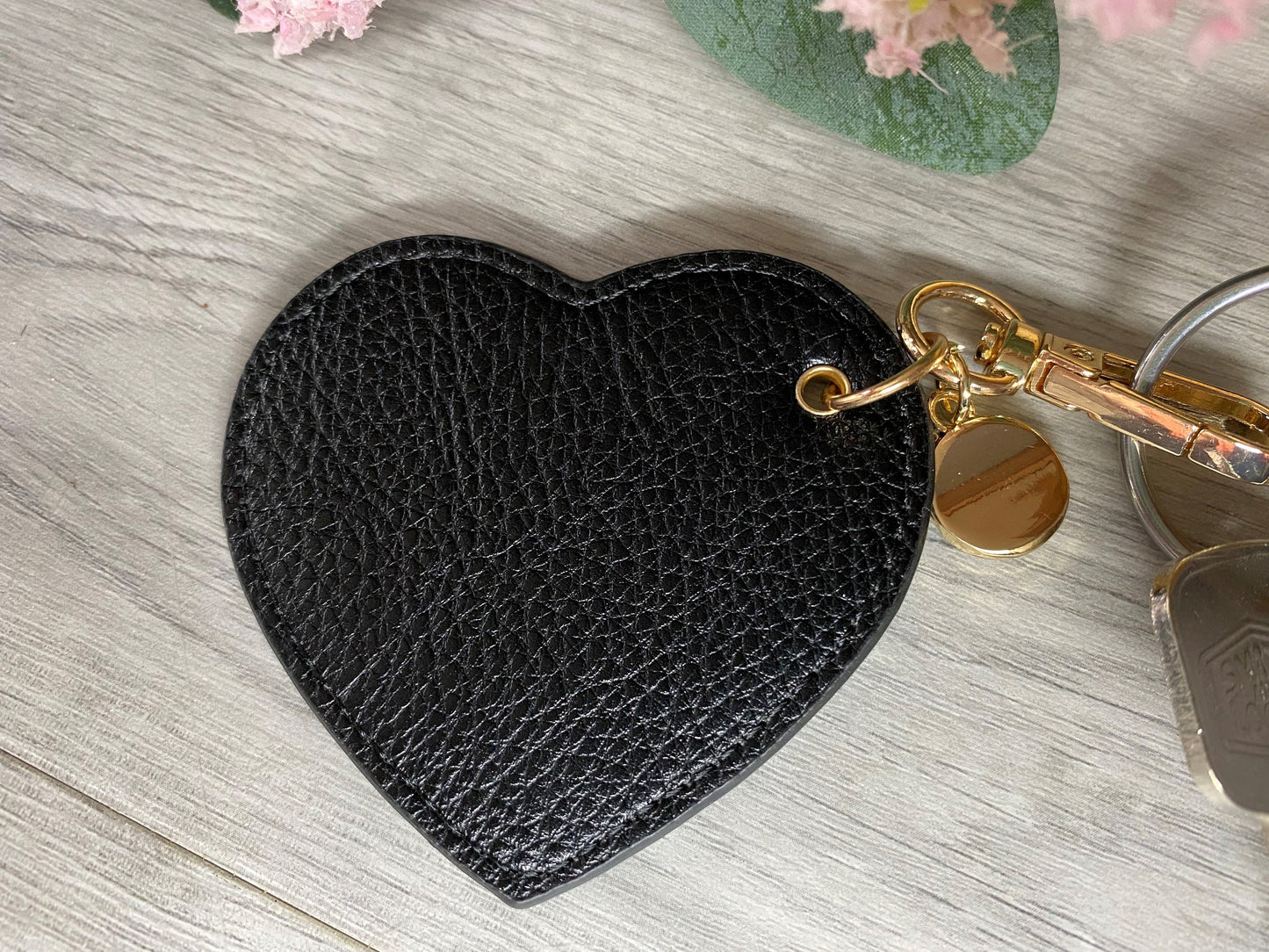 Personalised Heart Keyring, Keyring with Initials