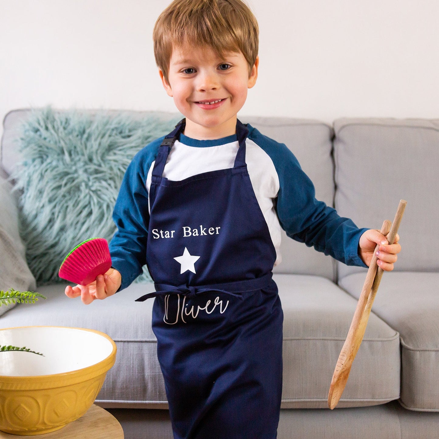 Personalised Children’s Apron, Star Baker, Baking Gift, Apron Cooking Gift, Gift for Her